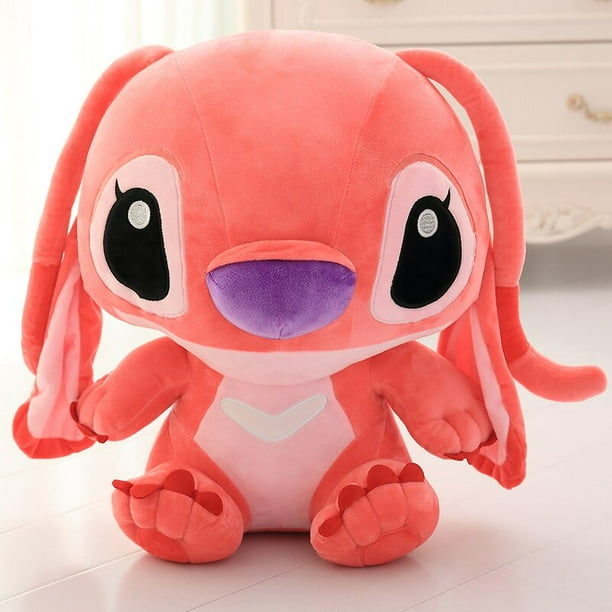 35-55cm gigante Kawaii puntada juguetes de peluche suave lindo Anime Lilo & Stitch muñeca para niños dormir almohada niñas regalos de cumpleaños U71T