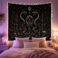 thumbnail image 2 of Cobras and Crystal Orb on Dark Altar, Mysterious Gothic for Dark Art Lovers, Occult Art Decor, Halloween Gift, Tapestry Wall Hanging for Bedroom and Study Room, 2 of 7