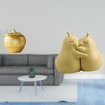thumbnail image 2 of Escultura de fruta, sujetalibros decorativo, figura de resina, estatua, escultura, adorno de único, adecuado para oficina, hogar, sala de es, 2 of 8