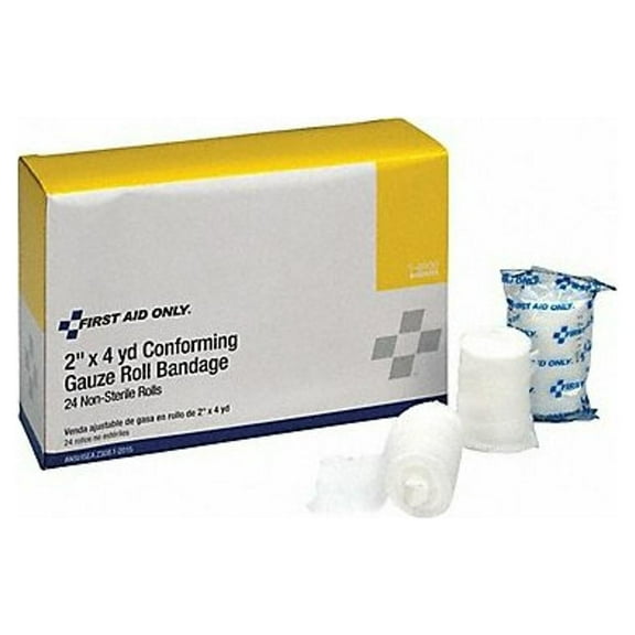 First Aid Only Stretch Gauze, Non-Sterile, No, Gauze, PK24 5-6600G