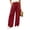 Red, variant on Lyrcatrment Wide Leg Sweatpants for Women Elastic Waisted Pull on Plain Sweat Pant Loose Fitting Pleated Casual Fall Trendy Loungewear Baggy Pants with Pockets(White,X-Large)