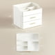 thumbnail image 4 of Organizador de maquillaje HBlife con 2 cajones para tocador, color blanco, 4 of 7