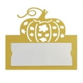 thumbnail image 4 of 50pcs Artistic Pumpkin Shape Place Cards Festival Table Setting Cards for Thanksgiving with Pumpkin Pattern, 4 of 8
