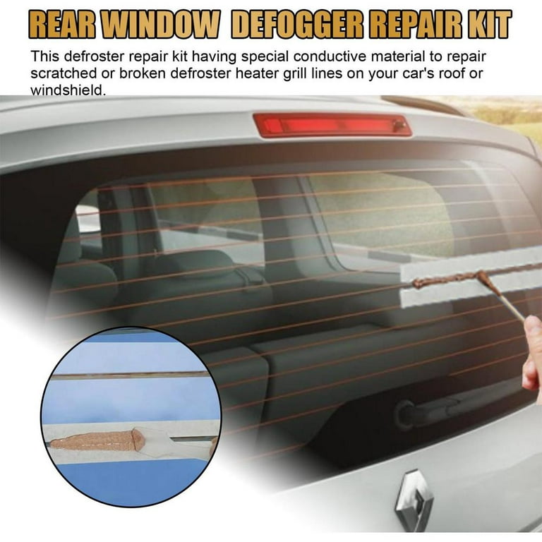 Car Rear Window Defogger Repair Kit DIY Quick Repair Grid Care High-quality  Heater Scratched Lines Accessories Broken Defro W8U3 - AliExpress
