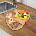 thumbnail image 5 of Wood Serving Tray Kitchen Platter Xmas Decor Festivals for Cheese Cookie Sandwich Dessert Christmas Decorative Plate Ornament Hat, 5 of 9