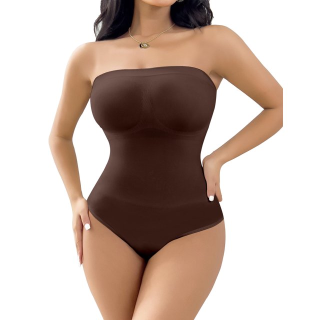 Body Shapewear SheBuddy para mujer, control de barriga, sin tirantes
