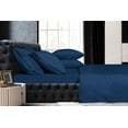thumbnail image 3 of Mocassi 1800 Series Sheet Set 6 Pieces Deep Pocket Queen Navy Blue, 3 of 3