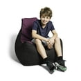thumbnail image 5 of Jaxx Pixel Gamer Chair - Game Room / Home Theater Bean Bag Chair, Purple, 5 of 7