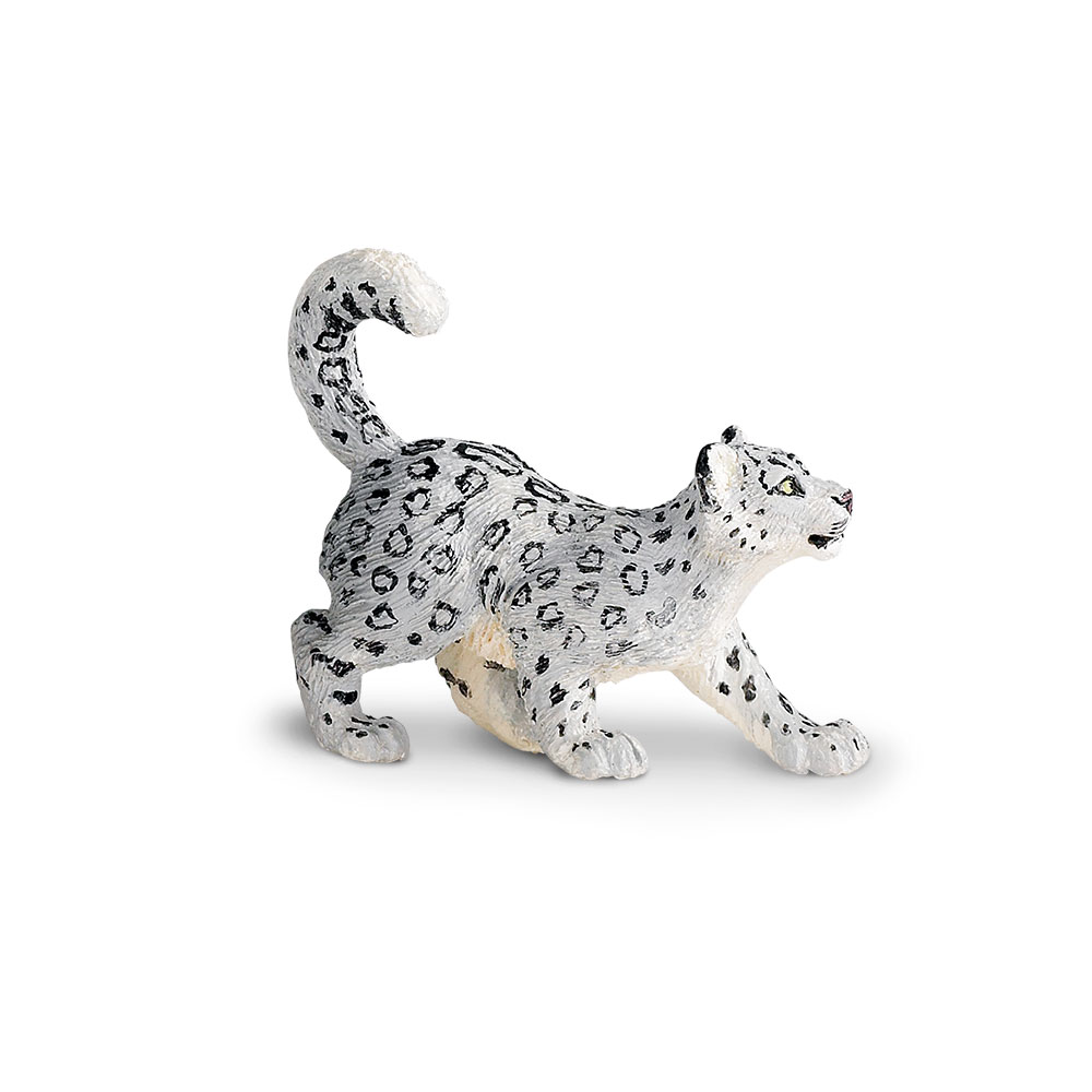 Wild Safari Wildlife Snow Leopard Cub Safari Ltd Animal Educational Toy