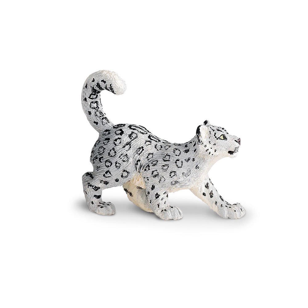 Wild Safari Wildlife Snow Leopard Cub Safari Ltd Animal Educational Toy