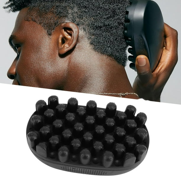 Cepillo De Pelo Para Rizar De Goma, Peine Para Rizos No Absorbente, Herramienta De Peinado Lavable Con Material De Goma Para Cabello Afro
