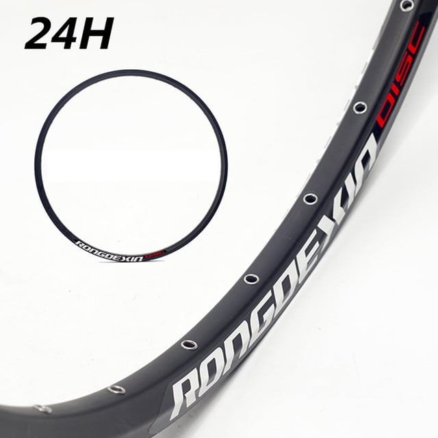 GLFILL 20/24/26 Inch Mountain Bike Rim Aluminum Alloy 24/28/32/36 Hole Double Disc Rim FV AV Bicycle Rim Bicycle Parts Racing Wheel Tir 24 holes
