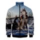 thumbnail image 3 of Nueva chaqueta con estampado 3D de husky para hombre, chaquetas con gráficos de animales de invierno para niños, ropa de calle divertida, ropa vintage, 3 of 5