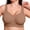 Coffee, variant on Women Jelly Bra Push Up Seamless Wireless T-shirt Bra, Supportive Full Coverage, Size S to 5XL