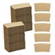 thumbnail image 1 of 500pcs Fundas desechables para tazas de café, fundas de cartón para aislamiento de tazas de papel protección de manos marrón, 1 of 6