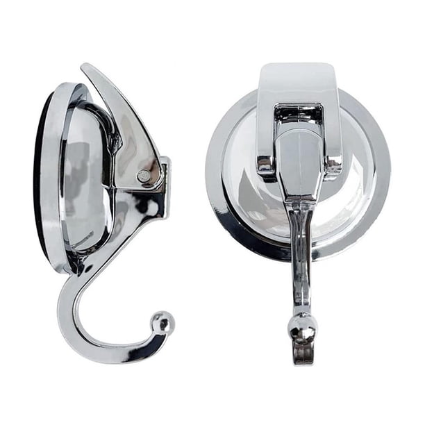 Colgador sin rastro de succión Colgadores reutilizables extraíbles para baño Cocina 2 piezas