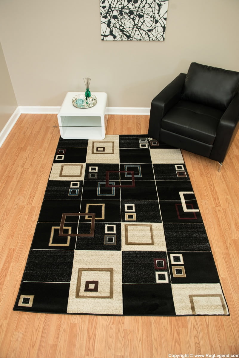 Rug Legend Modern High Quality Hand Carved Area Rug 5x7 Carpet 3035