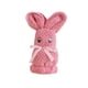 thumbnail image 1 of Toallita Toalla de mano plegable de felpa con diseño de conejo de coral rojo rosa para niños, tela de rizo suave, regalo (1 unidad) JASKFLY, 1 of 9
