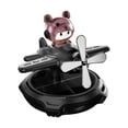 thumbnail image 1 of Difusor solar giratorio para coche, modelo de avión, adorno de aceite esencial Oso negro, 1 of 9