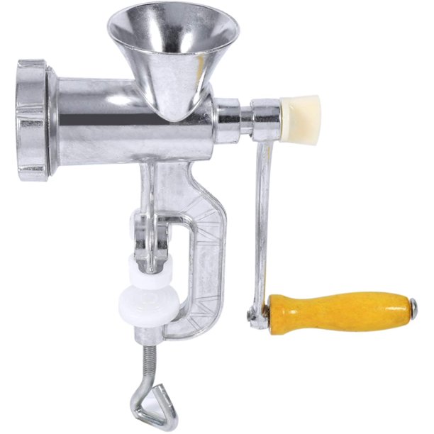 Manual Meat Grinder, Hand Crank Meat Sausage Stuffer, Aluminium Alloy