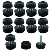 Uxcell Leveling Feet 1 1/4" 32mm OD Round Insert Furniture Glide Adjuster 10 Sets