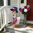 thumbnail image 5 of Porch Goose Outfits, Independence Day Holiday Goose Costume 4th of July Goose Clothes for 23" Cement Goose Yard Garden Outdoor Decor, 5 of 6