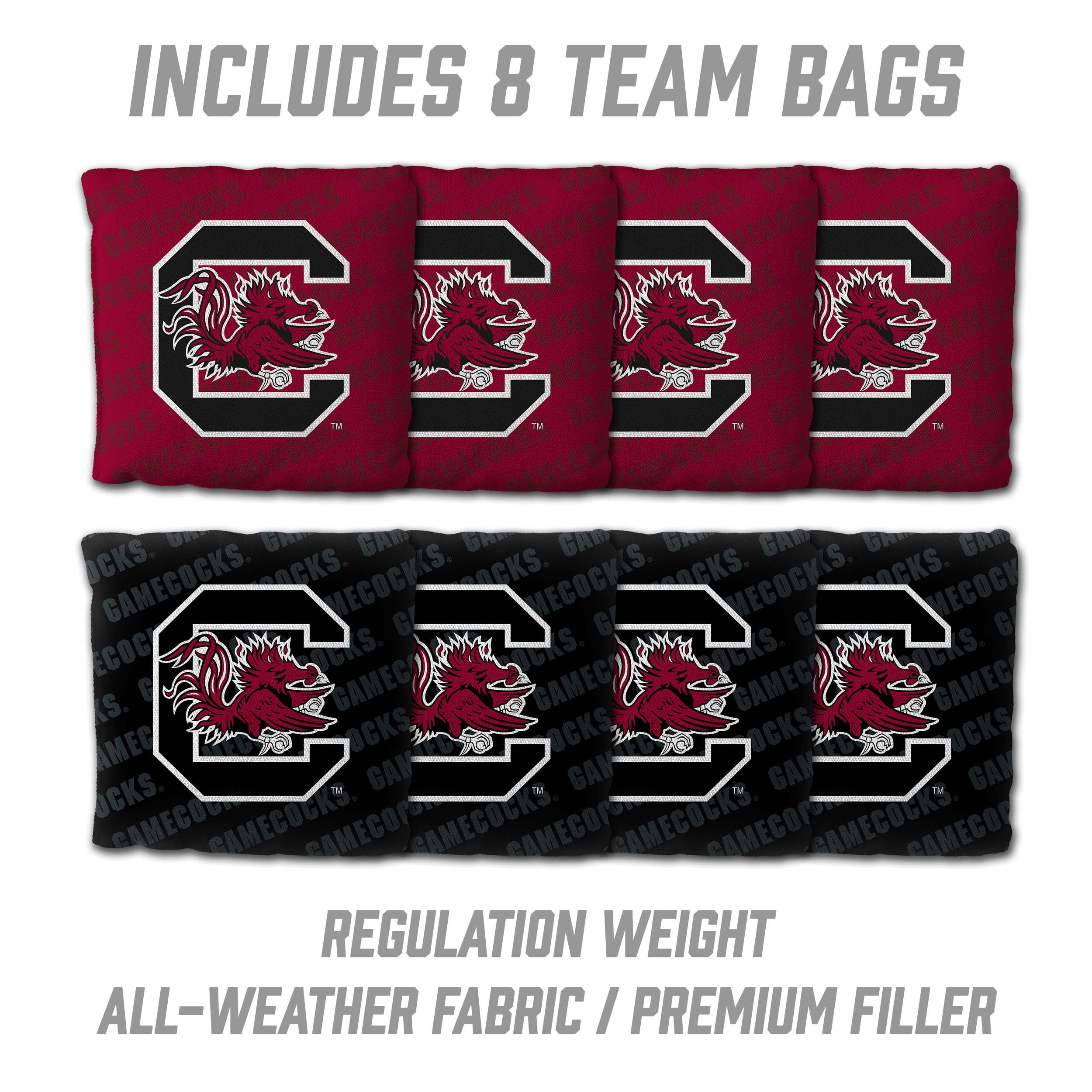 YouTheFan NCAA South Carolina Gamecocks 2' x 4' Cornhole Game