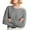Dark Gray #808, variant on Sweaters for Women Cozy Women's Spring And Autumn Winter New Solid Color Knitted Sweater With Roundneck Undercover Style Fall Sweaters
