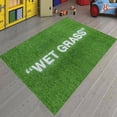 thumbnail image 5 of LaModaHome Non-Slip Rug Wet Grass Rug Washable Mat Child Stain Resistant Living Room Kitchen Carpet - Size: 2X3,3ft(60X100cm), 5 of 5