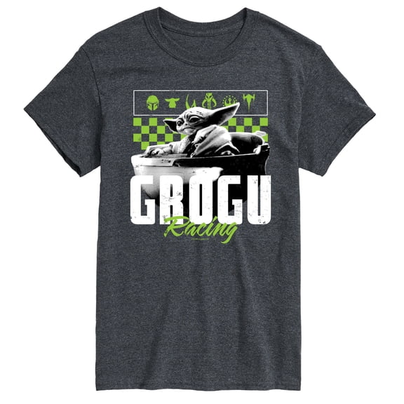 Star Wars - The Mandalorian Grogu Racing Jersey - Men's Short Sleeve Graphic T-Shirt