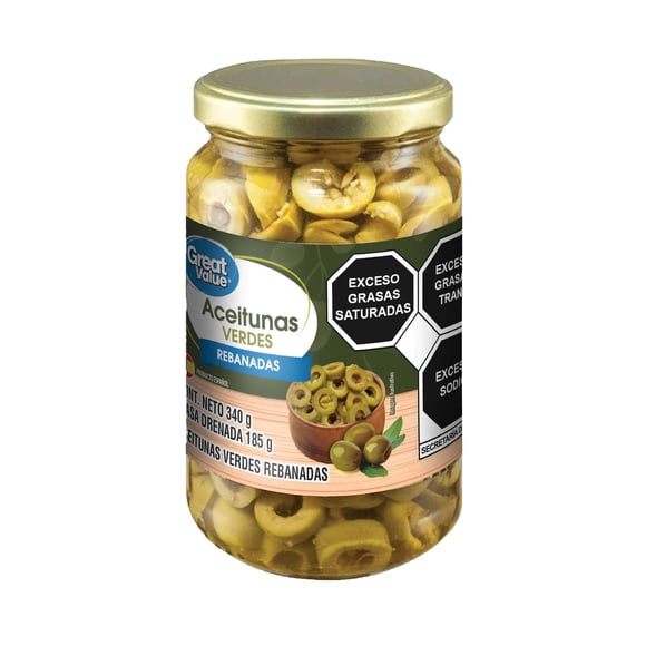 Aceituna Verde GV rebanada 340gr