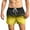 Yellow, variant on HOOMEUMY Gradient Color Swim Trunks for Men with Drawstring Elastic Waist Breathable Light Weight Mesh Lining Purple M