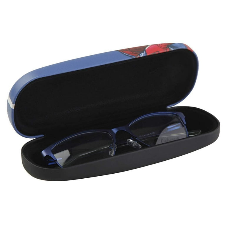 Spider In Red Dark Cool Soft Shell Eyeglasses Case Portable Glasses Case  Kit With Carabiner Protective Glasses And Sunglasses Holder Anti-scratch