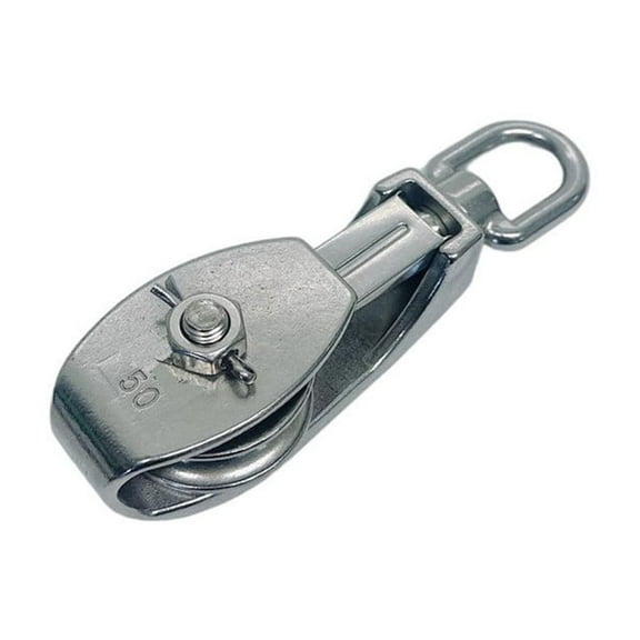 Marine Boat 2" Sheave Snatch Block 3/8" Rope 1,200 Lbs WLL Stainless Steel T304