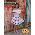 thumbnail image 6 of Ethnic Ribbons Dress Yellow, Blue, Red, Colombian Dress, Venezuelan Dress, Ecuadorian Dress, 6 of 6
