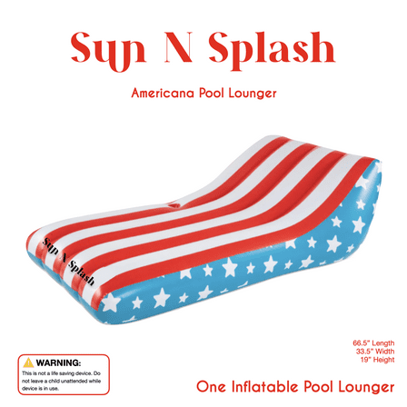 Americana Pool Lounger by Sun N Splash