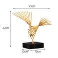 thumbnail image 3 of Escultura de arte moderno, modelo abstracto, estatua para centro de mesa, bar de bodas Águila, 3 of 9