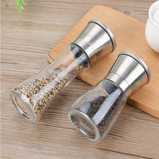 1Pcs Stainless Steel Pepper Grinder Adjustable Ceramic Sea Salt