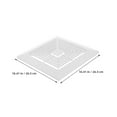 thumbnail image 2 of OULII Bathroom Fan Cover Square Design White Plastic Grille with Spring for Easy Maintenance 1Set, 2 of 8