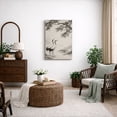thumbnail image 5 of Canvas Print Chinese Crane Wall Art Elegant Oriental Bird Nature Decorative for Living Room Bedroom - 24"x36", 5 of 8