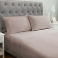 thumbnail image 2 of Modern Threads 3-Piece Solid Microfiber Adult Sheet Set, Cameo Rose, Twin, 2 of 10