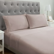 Modern Threads 3-Piece Solid Microfiber Adult Sheet Set, Cameo Rose, Twin