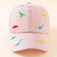 thumbnail image 2 of Youmylove Toddler Hats Outdoor Sports Kids Baby Girls Boys Peaked Cap Cartoon Dinosaur Print Baseball Caps Sunscreen Sunshade Hat Stylish Outwear, 2 of 5