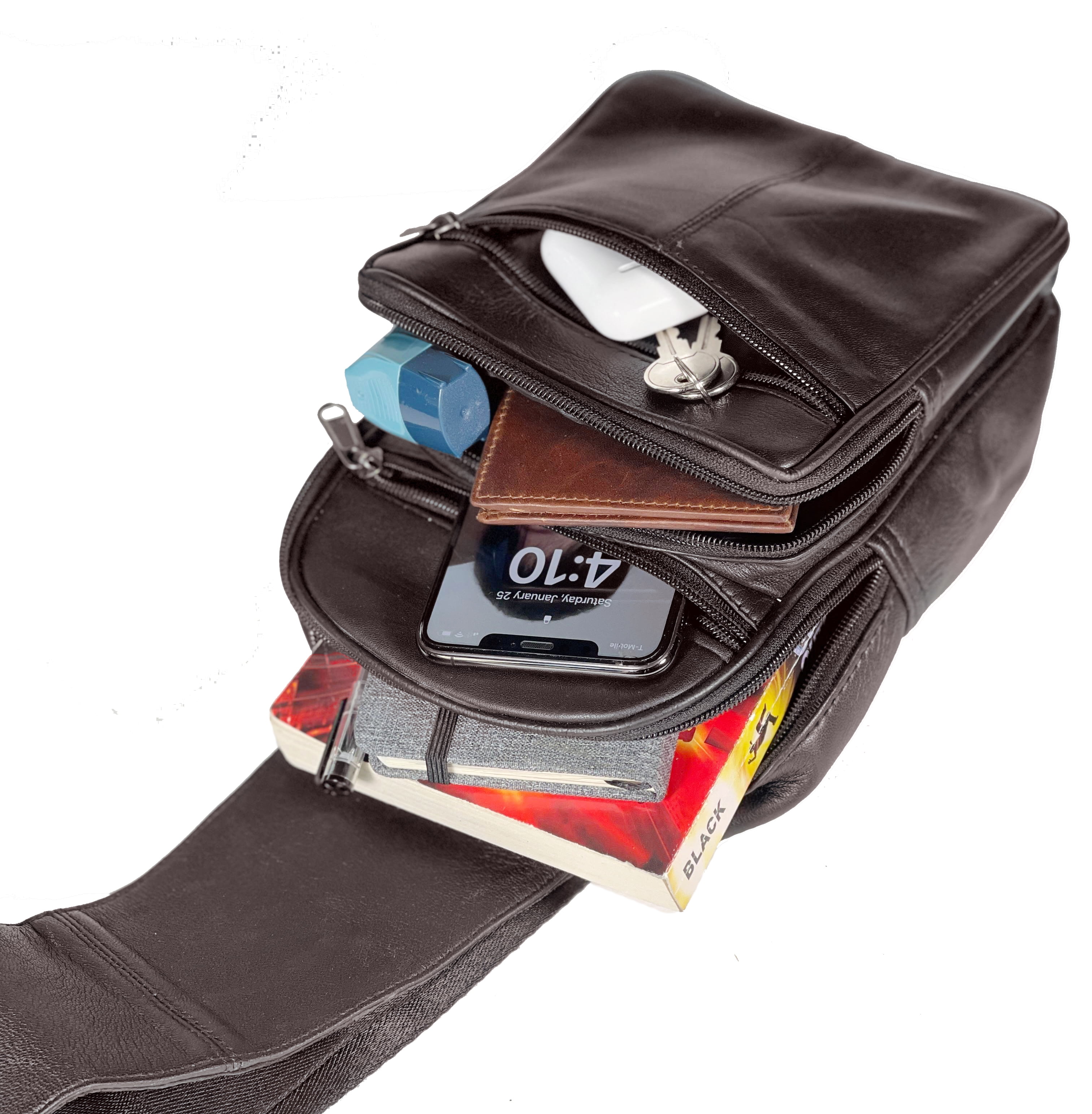 Crossbody Bag Sling Bag Shoulder Pack Lightweight Travel Hiking Men Women-by Bullz