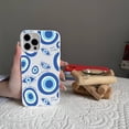 thumbnail image 4 of Funda de teléfono con estampado de ojo de la suerte, carcasa a prueba de golpes para iPhone 11, 13, 12, 14, 15 Pro Max, X, XS MAX, XR, SE, 7, 8 Plus, 4 of 5