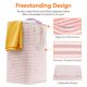 thumbnail image 2 of Cesto de ropa Lifewit, tamaño grande, plegable, 2 unidades, 160 L, color rosa, 2 of 9