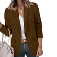 thumbnail image 6 of Drovellove Women's Casual Blazer with Lapel Collar Long Sleeve Pocketed Suit Jacket for Work Office Professional Style, 6 of 6