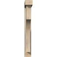 thumbnail image 2 of Ekena Millwork 5 1/2"W x 32"D x 44"H Westlake Block Smooth Bracket w/ Offset Brace, Douglas Fir, 2 of 25