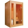 ALEKO SE2BEGA Canadian Hemlock Indoor Wet Dry Sauna, 3 kW Harvia KIP Heater, 2-3 Person