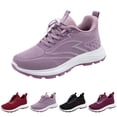 thumbnail image 2 of XIMIN Women Men Mesh Sneakers Running Hands Free Shoes with Chunky Sole Lace-Up Round Toe Slip-ins Fashion Sneakers Breathable Anti-Slip Athletic Footwear, 2 of 7